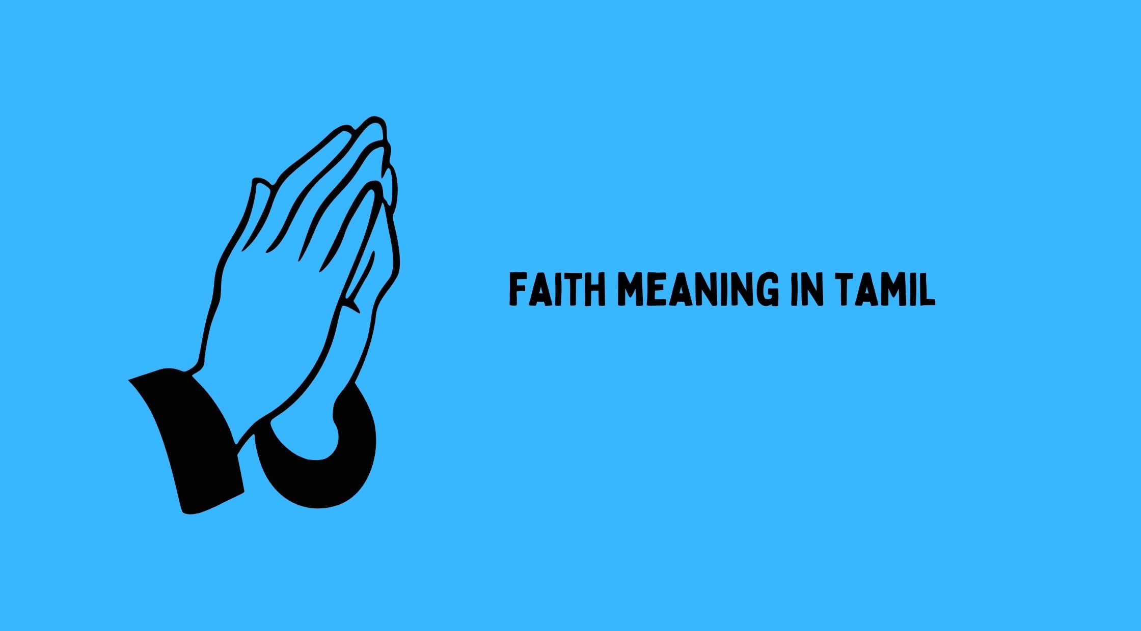 Faith Meaning in Tamil